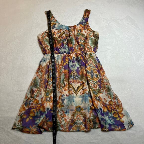 Women's Sleeveless Scoop Neck Mini Dress Size X-Small Fairycore Whimsigoth - Picture 8 of 8